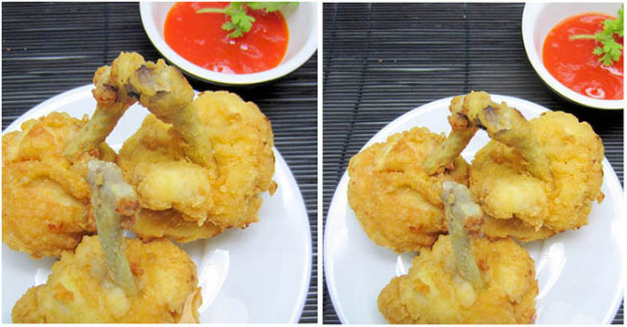Cách làm cánh gà Lollipop hình kẹo que thơm ngon lạ mắt