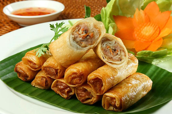 Cách làm chả giò thịt heo khoai môn