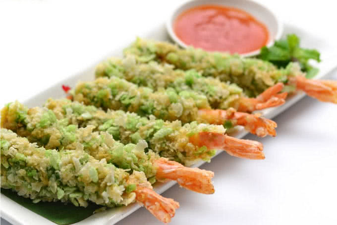 Bật mí cách làm tôm bao cốm chiên xù thơm ngon giòn rụm