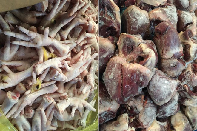 HƠN 6 TẤN THỰC PHẪM KHÔNG RÕ NGUỒN GỐC TRONG KHO CÔNG TY  THỰC PHẨM