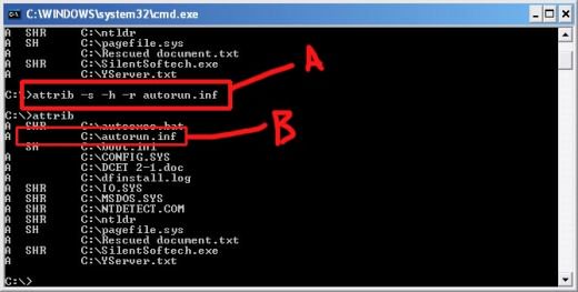 Cách kiểm tra Virus hoặc Malware trên máy tính bằng lệnh “Attrib” Cách kiểm tra Virus hoặc Malware trên máy tính bằng lệnh “Attrib”