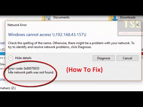 Cách Sửa lỗi “Error code: 0x80070035 The network path was not found” Cách Sửa lỗi “Error code: 0x80070035 The network path was not found”