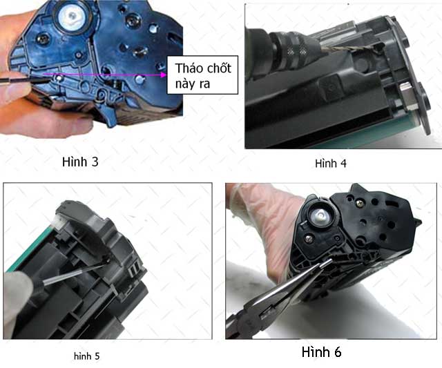 Hướng dẫn đổ mực máy in HP Hướng dẫn đổ mực máy in HP