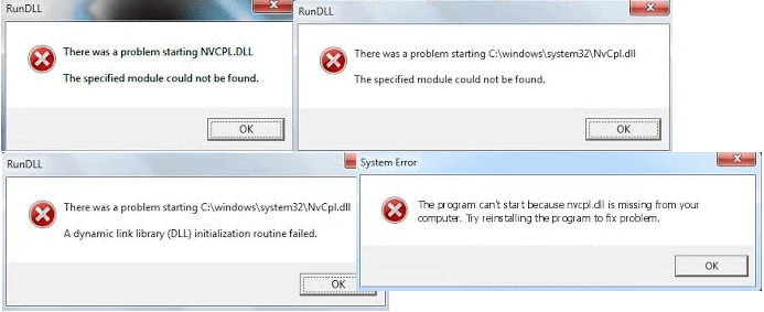 Khắc phục: Lỗi Nvcpl.dll trong Windows 10 Khắc phục: Lỗi Nvcpl.dll trong Windows 10