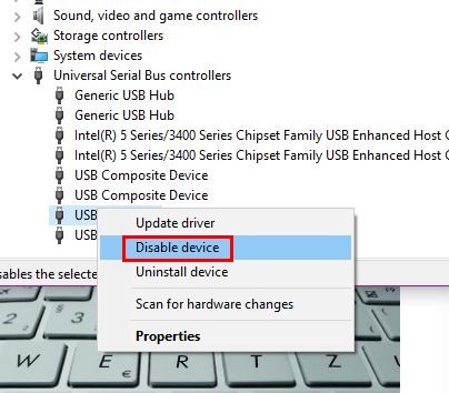 Hướng dẫn vô hiệu hóa cổng USB trong Windows 10