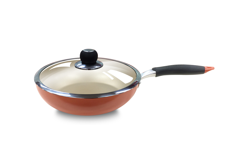 Chảo sâu đáy từ vung kính SHG1228MOB
