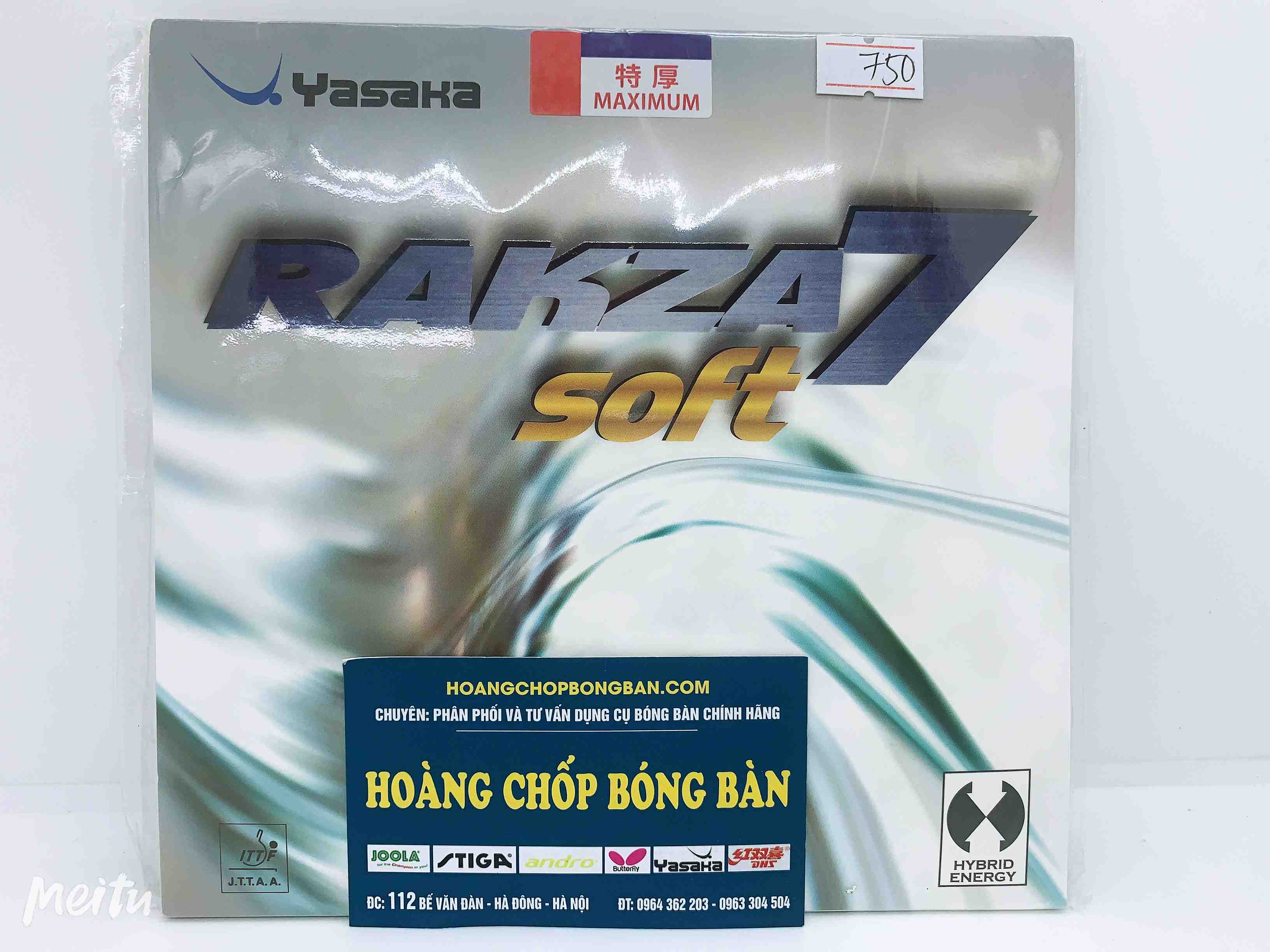Yasaka - Rivestimento Rakza Z, 2 mm, colore: Rosso Yasaka - Rivestimento Rakza Z, 2 mm, colore: Rosso