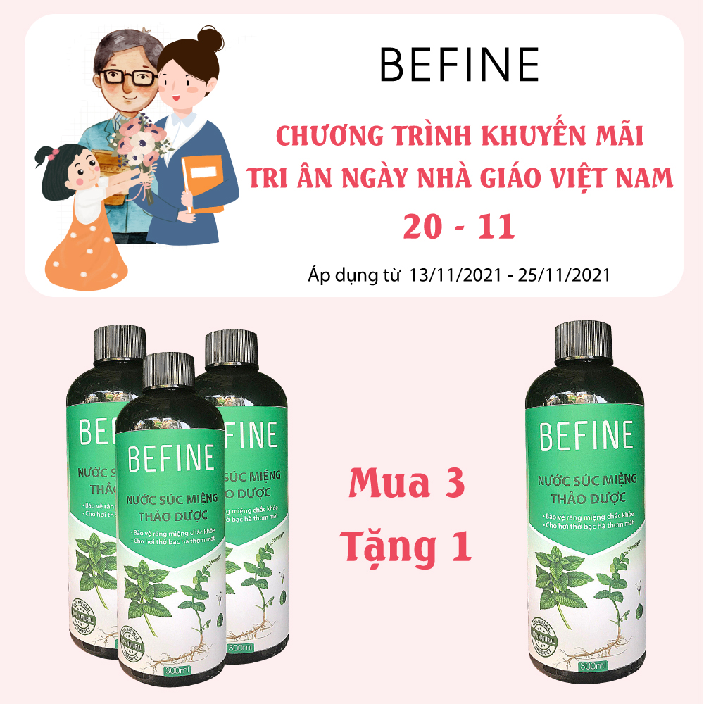 Nước súc miệng thảo dược