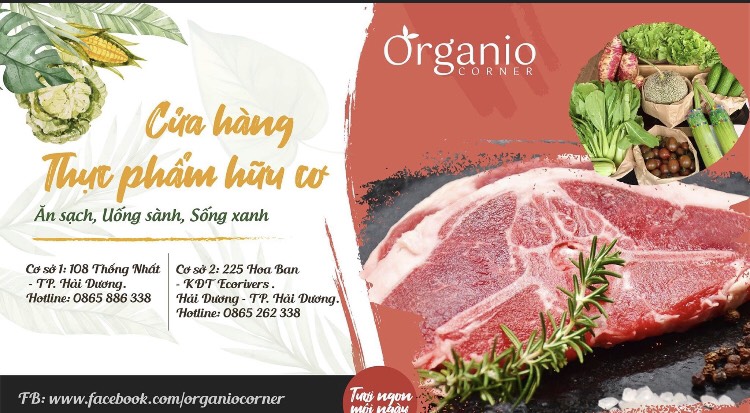 Organio Corner - Thực phẩm hữu cơ Hải Dương