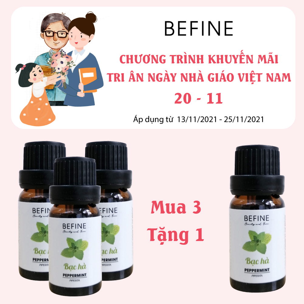 Tinh dầu bạc hà 10ml