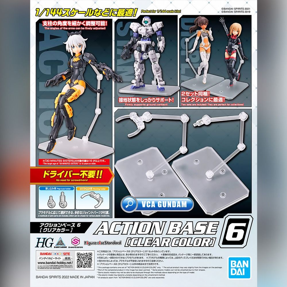 Phụ kiện ACTION BASE 6 - CLEAR COLOR