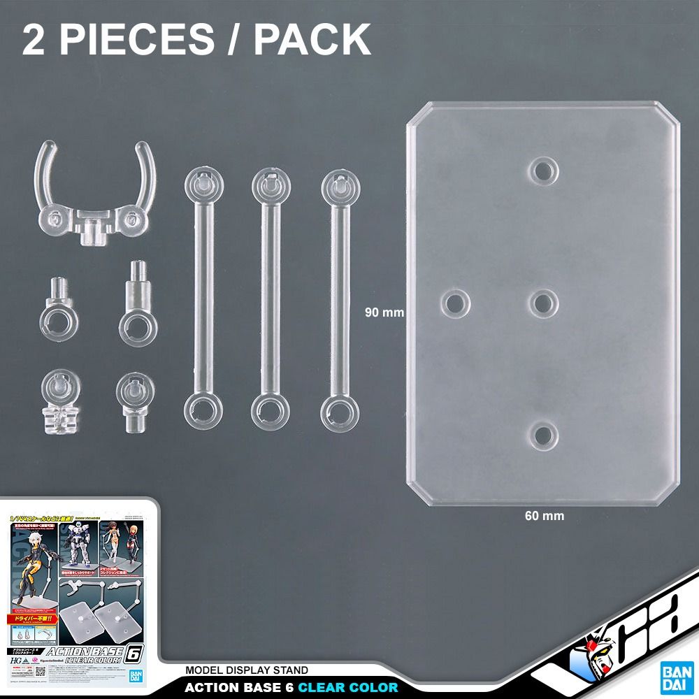 Phụ kiện ACTION BASE 6 - CLEAR COLOR