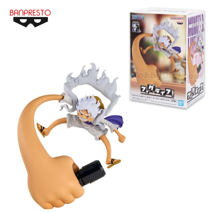 Banpresto FigLife Cranenking Figure - Luffy (Gear 5) Vol.4 