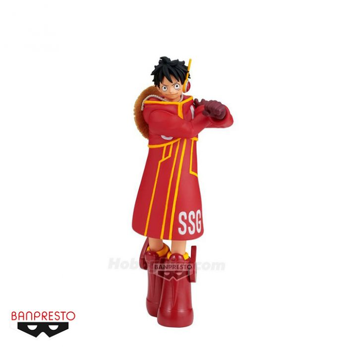 Banpresto The Shukko Cranenking Figure - Luffy Egghead ver. 
