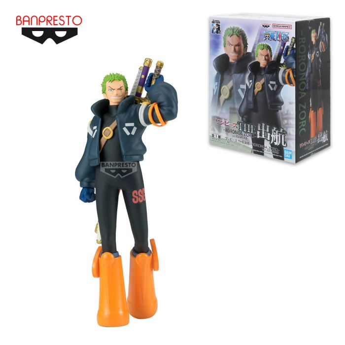 Banpresto The Shukko Cranenking Figure - Zoro Egghead Island Ver. 