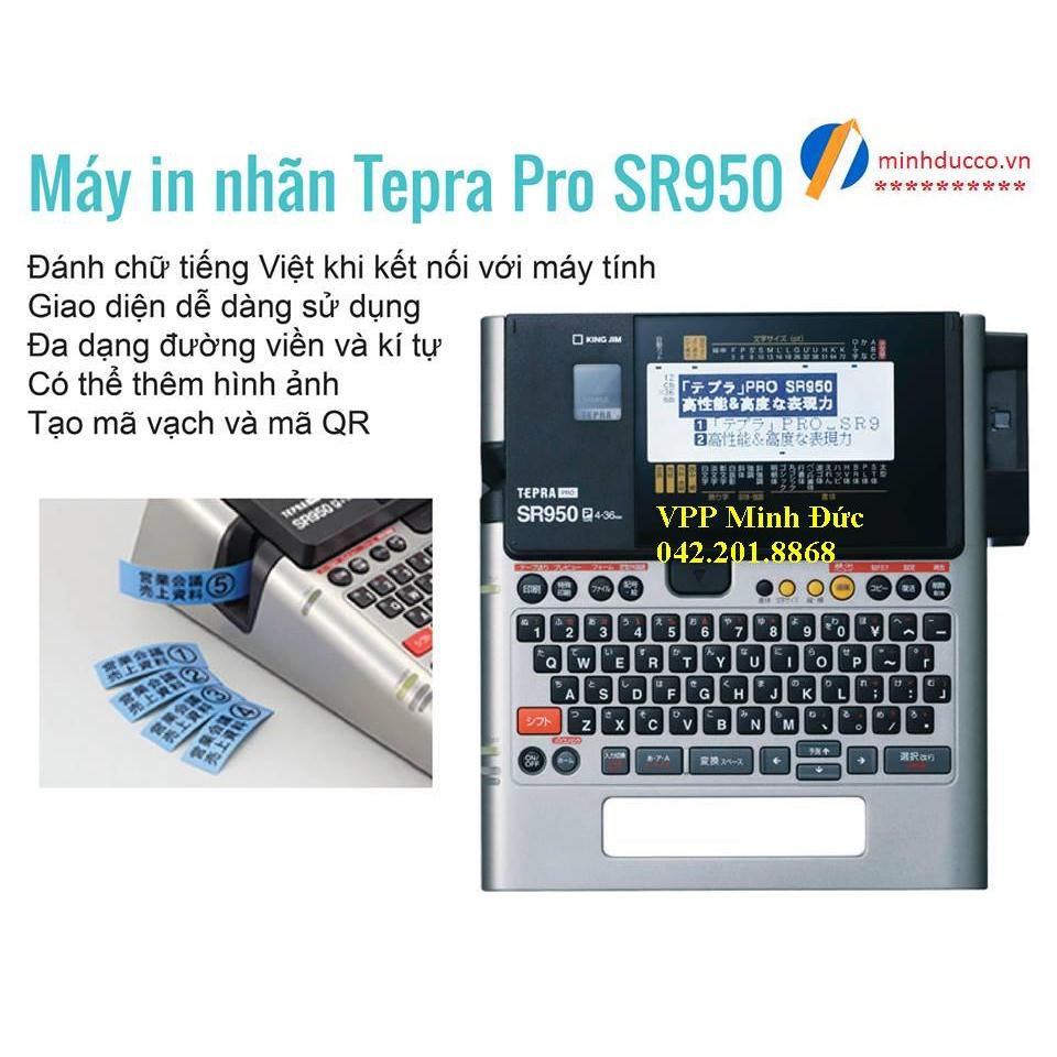 Máy in nhãn Tepra SR970 thay thế (Tepra Pro SR950)