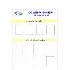 BẢNG VĂN BẢN HƯỚNG DẪN CẤP THCS