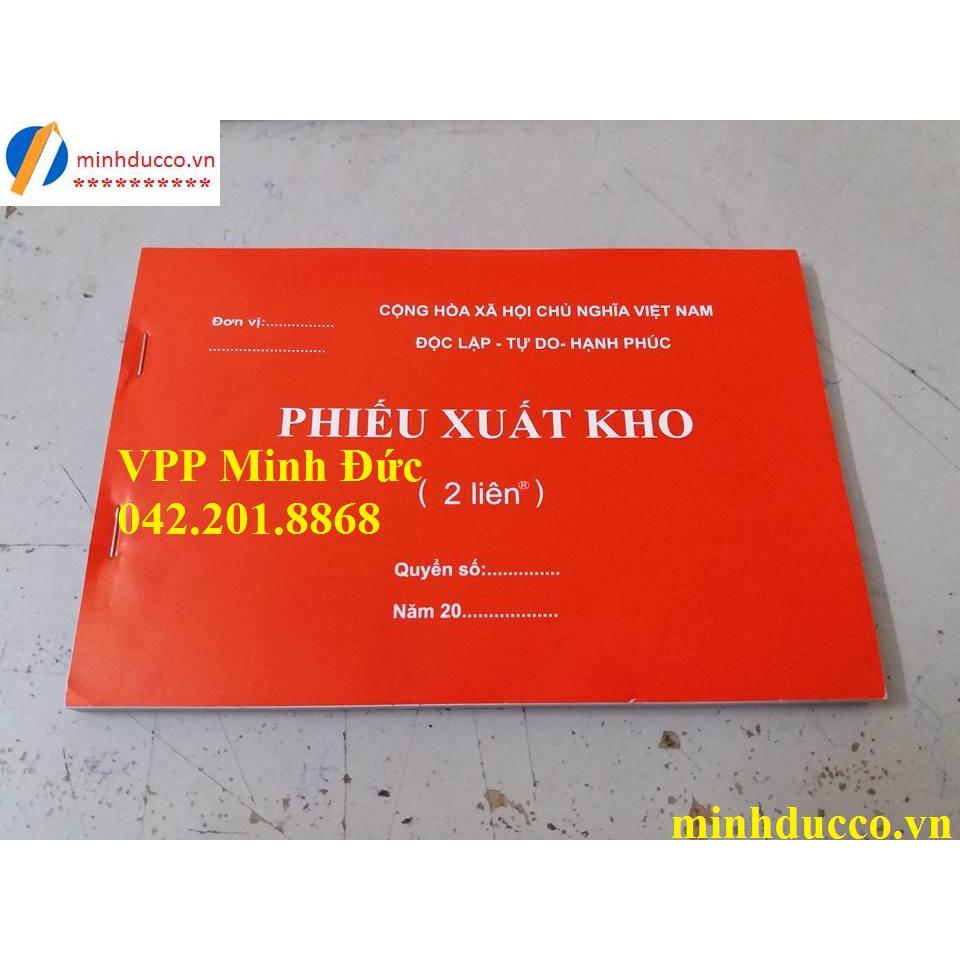 Phiếu xuất kho 2 liên 100 tờ