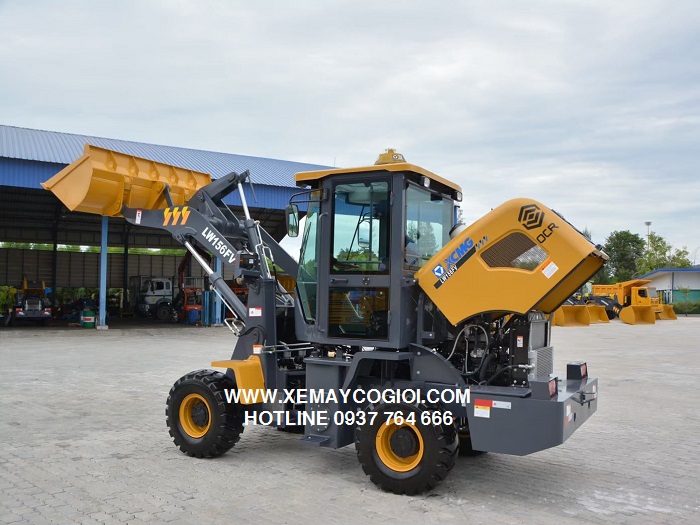 máy xúc lật gầu 0.9 m3