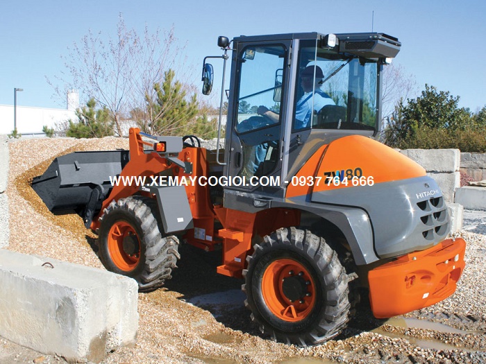 máy xúc lật mini