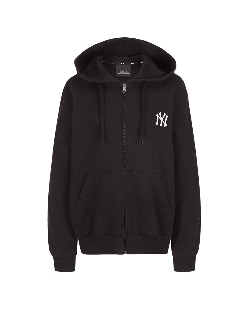 Áo hoodie phối zip hình mickey MLB x Disney