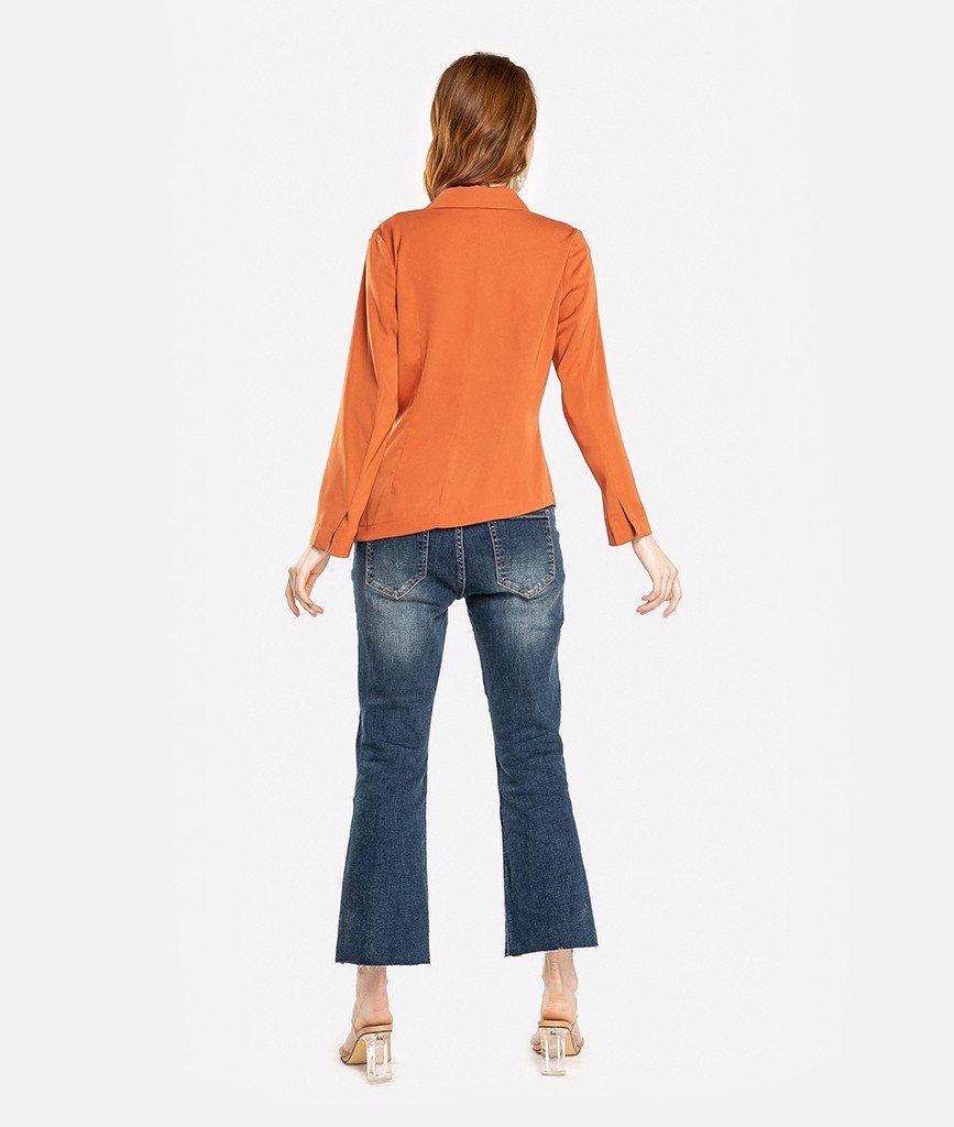 Áo croptop nữ phom ôm Double Seam