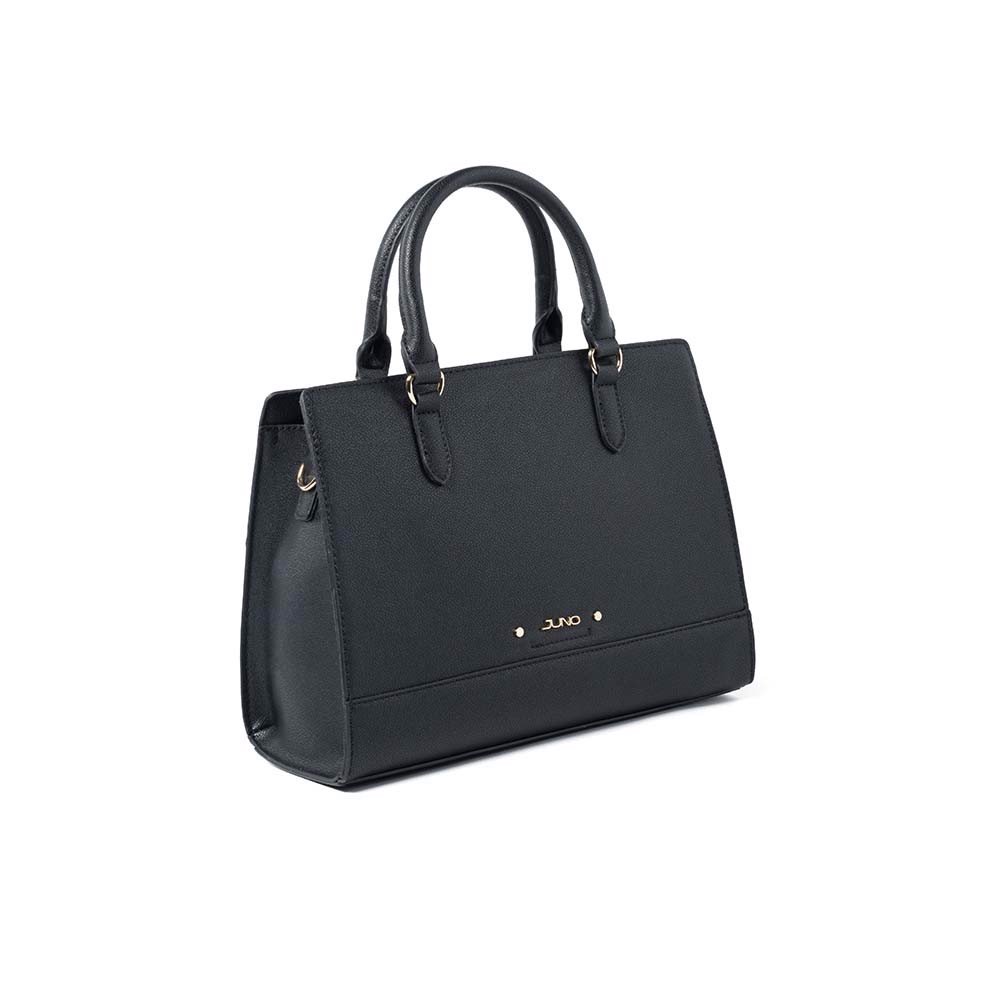 Túi xách trung satchel khóa trang trí to bản