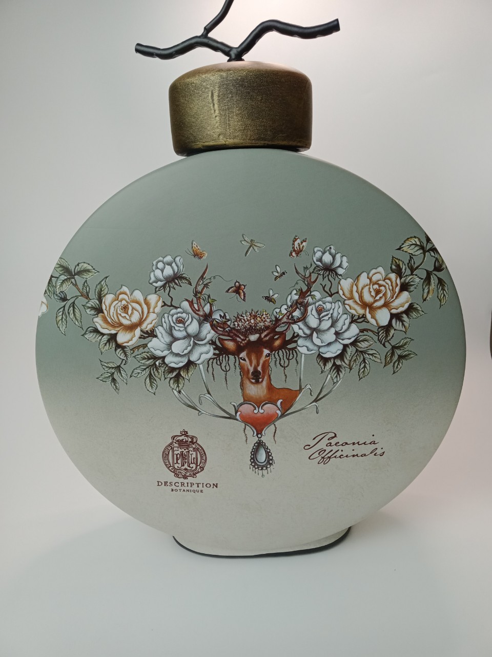 Bình hươu tròn dẹt