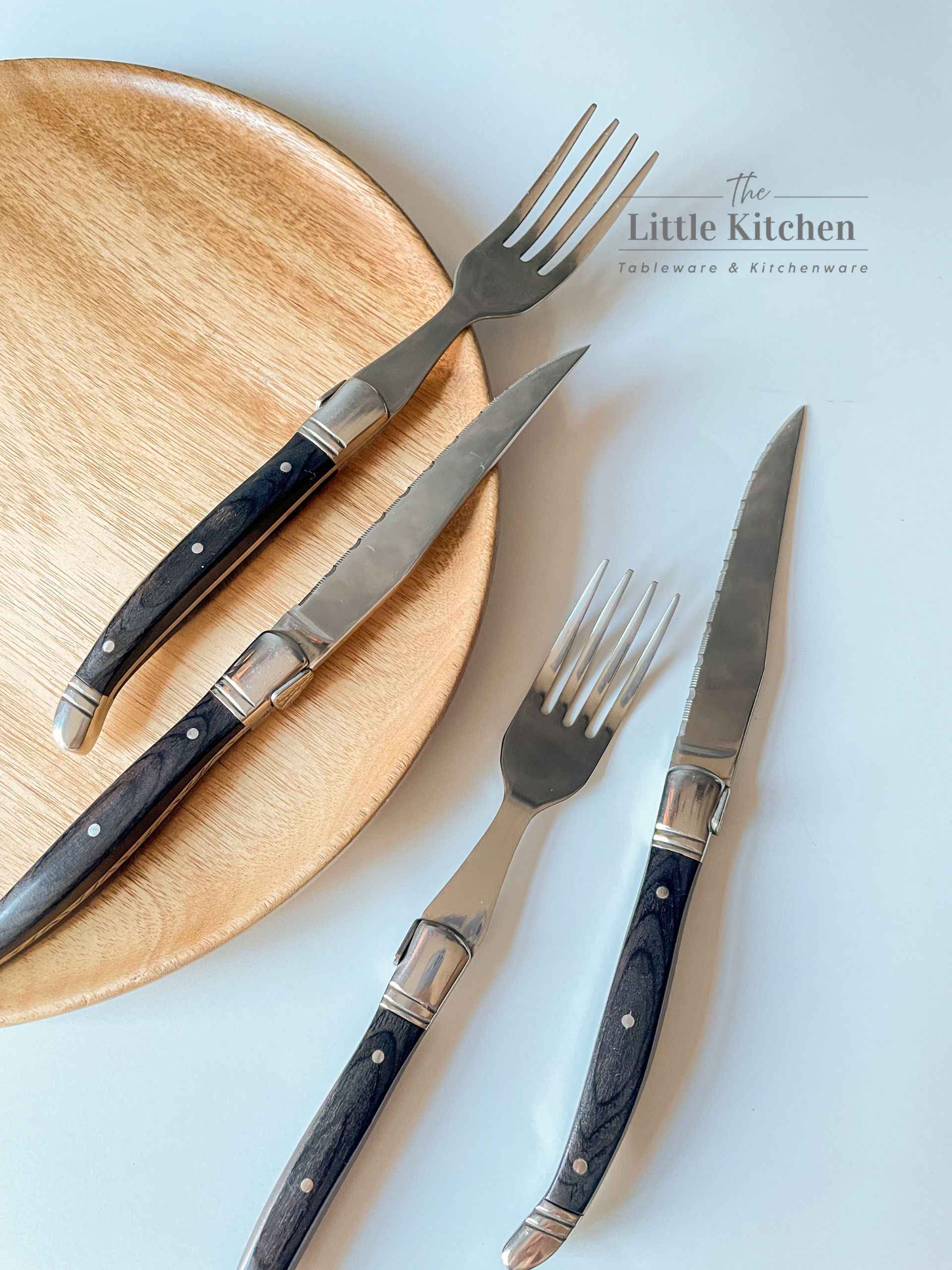 Bộ dao dĩa Flocarol đen