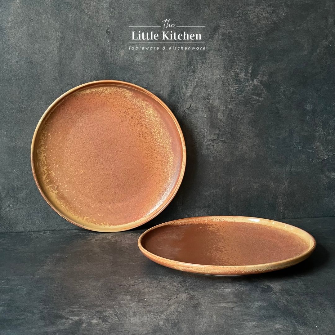 Bộ đĩa cao cấp đốm màu nâu