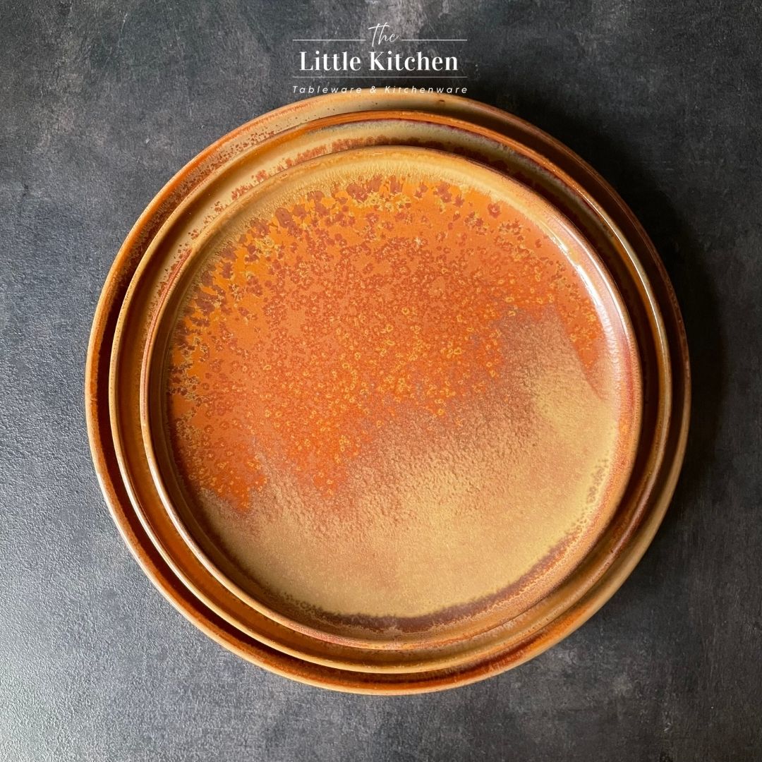 Bộ đĩa cao cấp đốm màu nâu