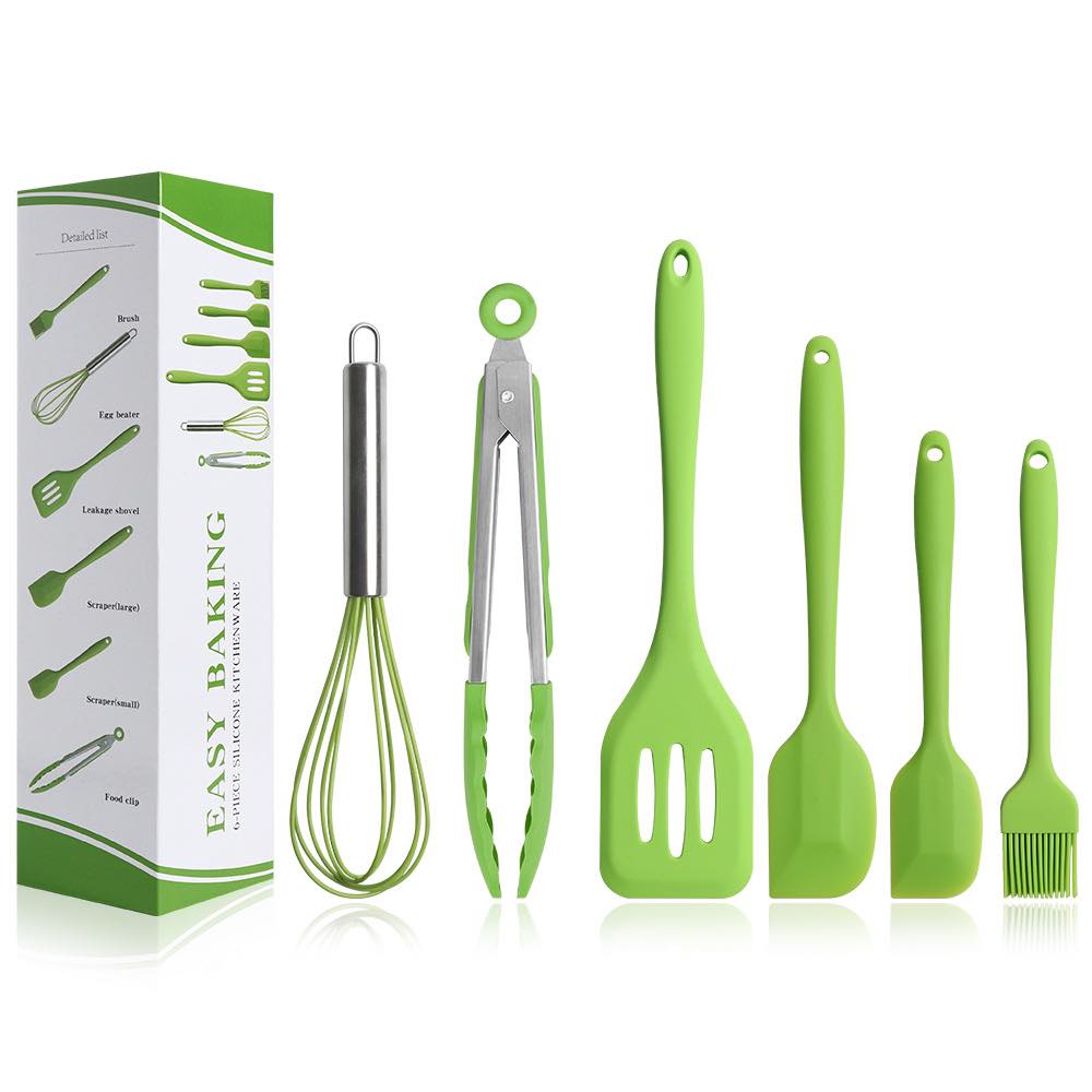 BỘ DỤNG CỤ LÀM BẾP 6 MÓN SILICON