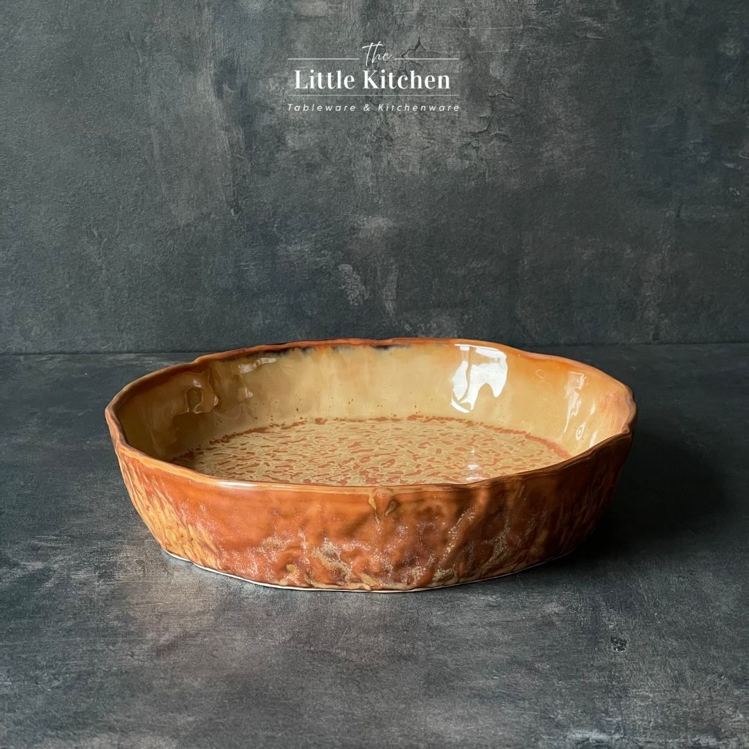 Bộ bát cao cấp vảy màu nâu