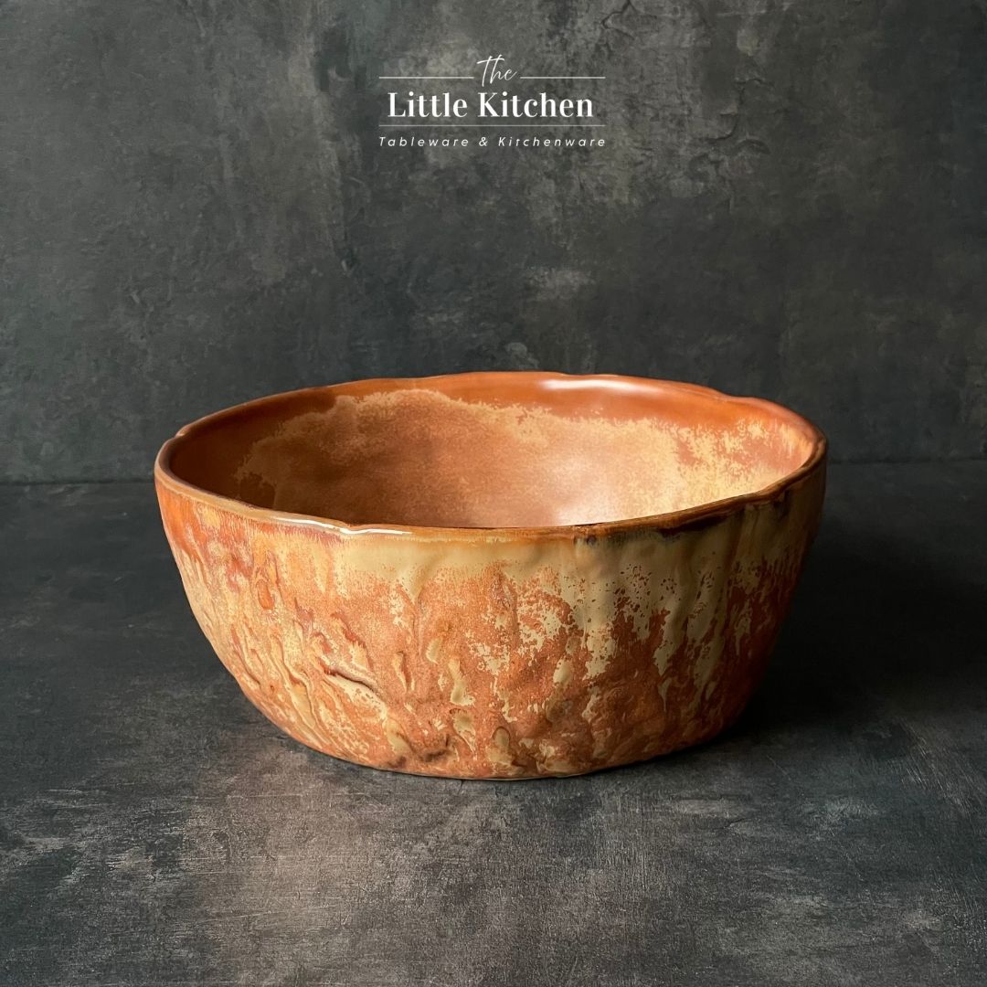 Bộ bát cao cấp vảy màu nâu