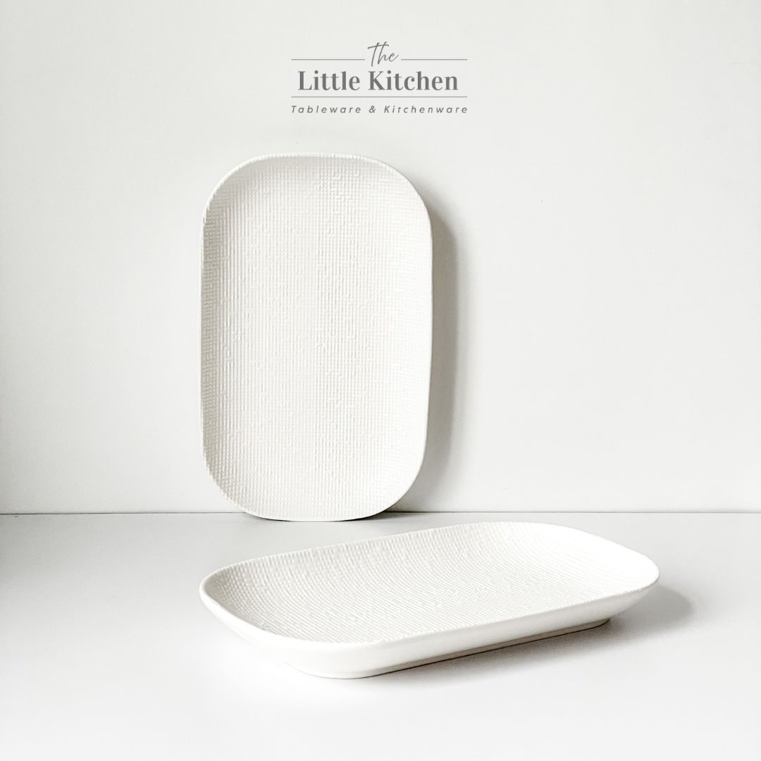 Bộ bát đĩa cao cấp màu trắng họa tiết viền tia hạt