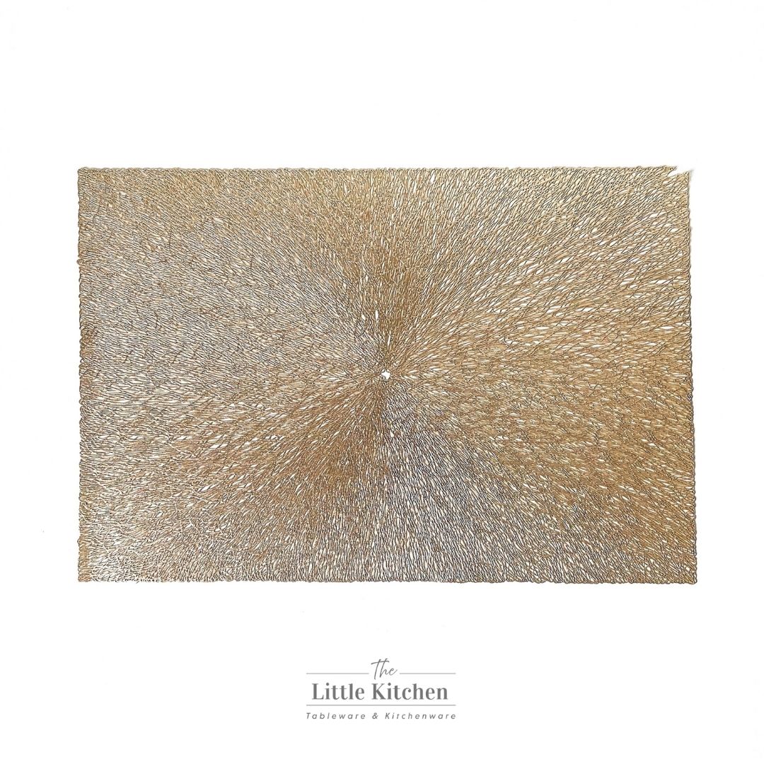 Tấm hình chữ nhật sợi lưới vàng