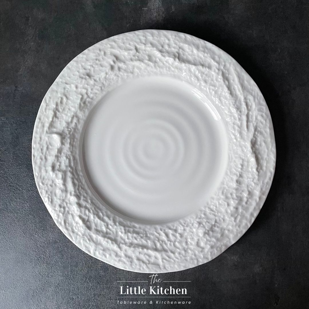 Bộ bát đĩa nhà hàng cao cấp màu trắng men bóng