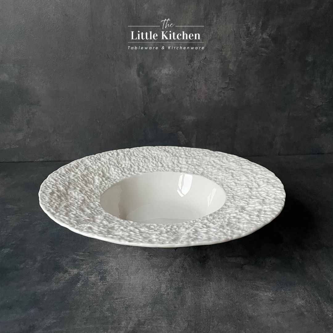 Bộ bát đĩa nhà hàng cao cấp màu trắng men bóng