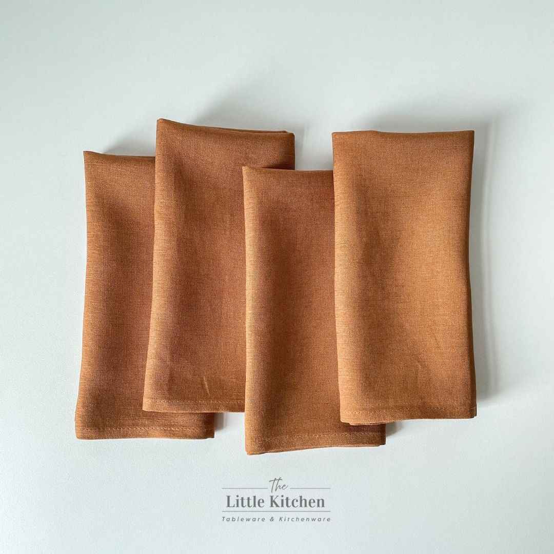 Khăn vuông cam đất