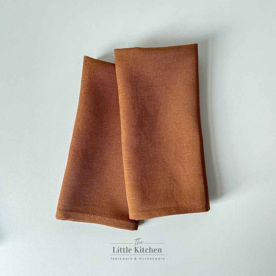 Khăn vuông cam đất