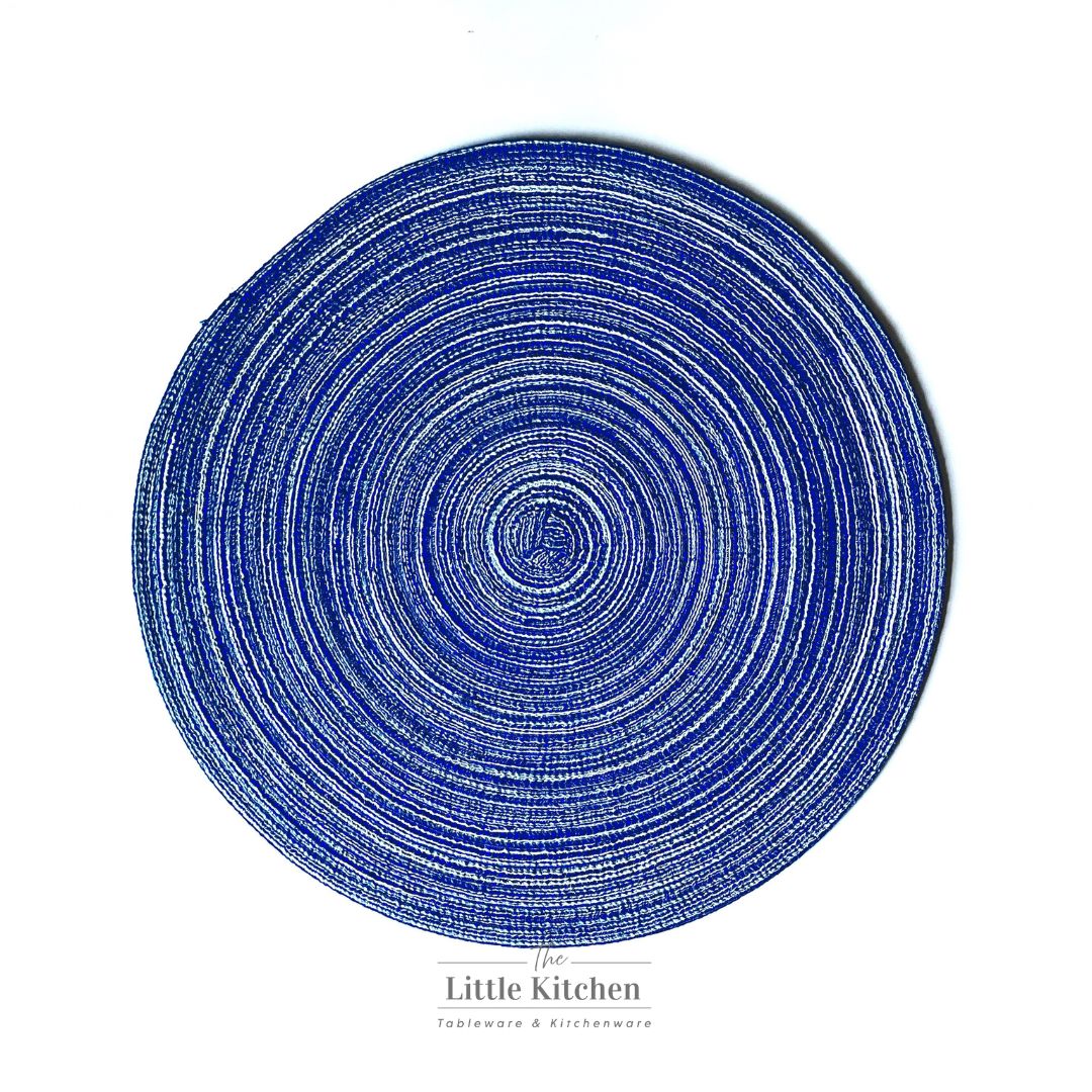 Tấm lót tròn xanh