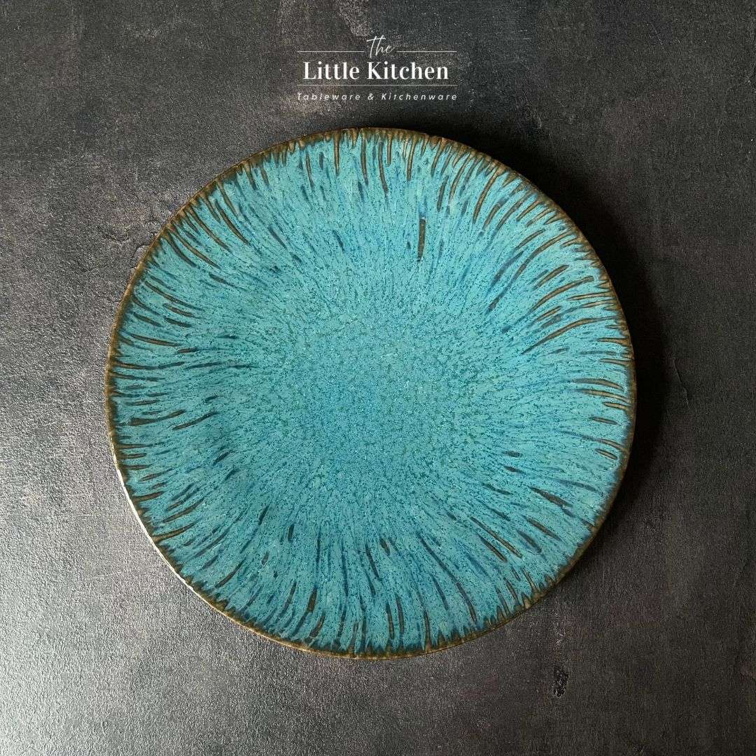 Bộ bát đĩa cao cấp tia sọc màu lục