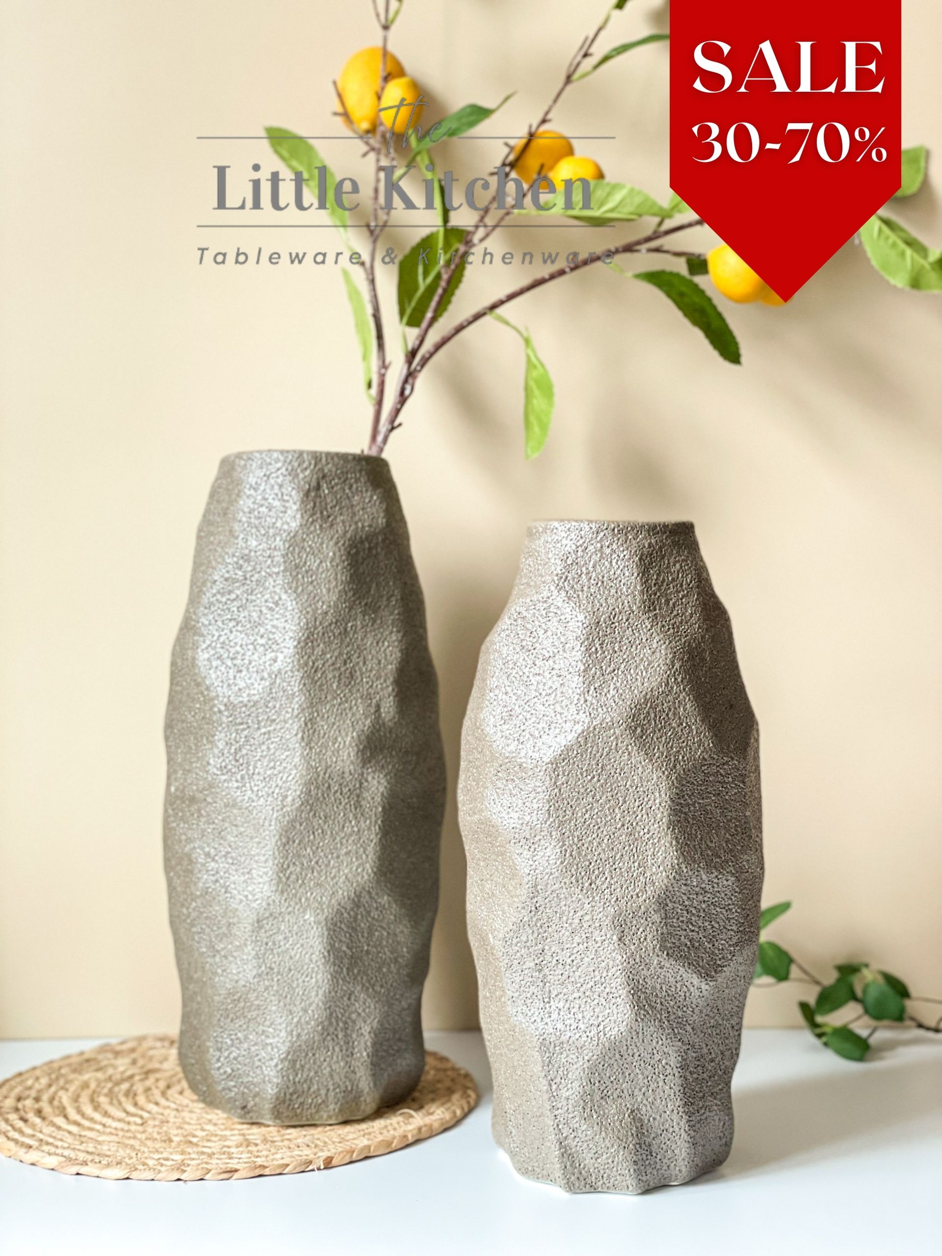 Sale bộ bình lồi lõm ghi