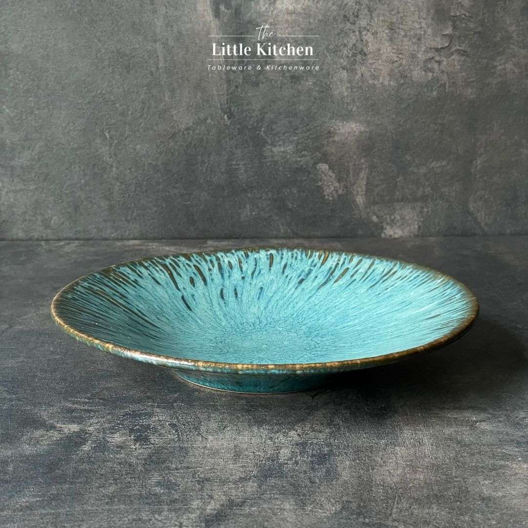 Bộ bát đĩa cao cấp tia sọc màu lục