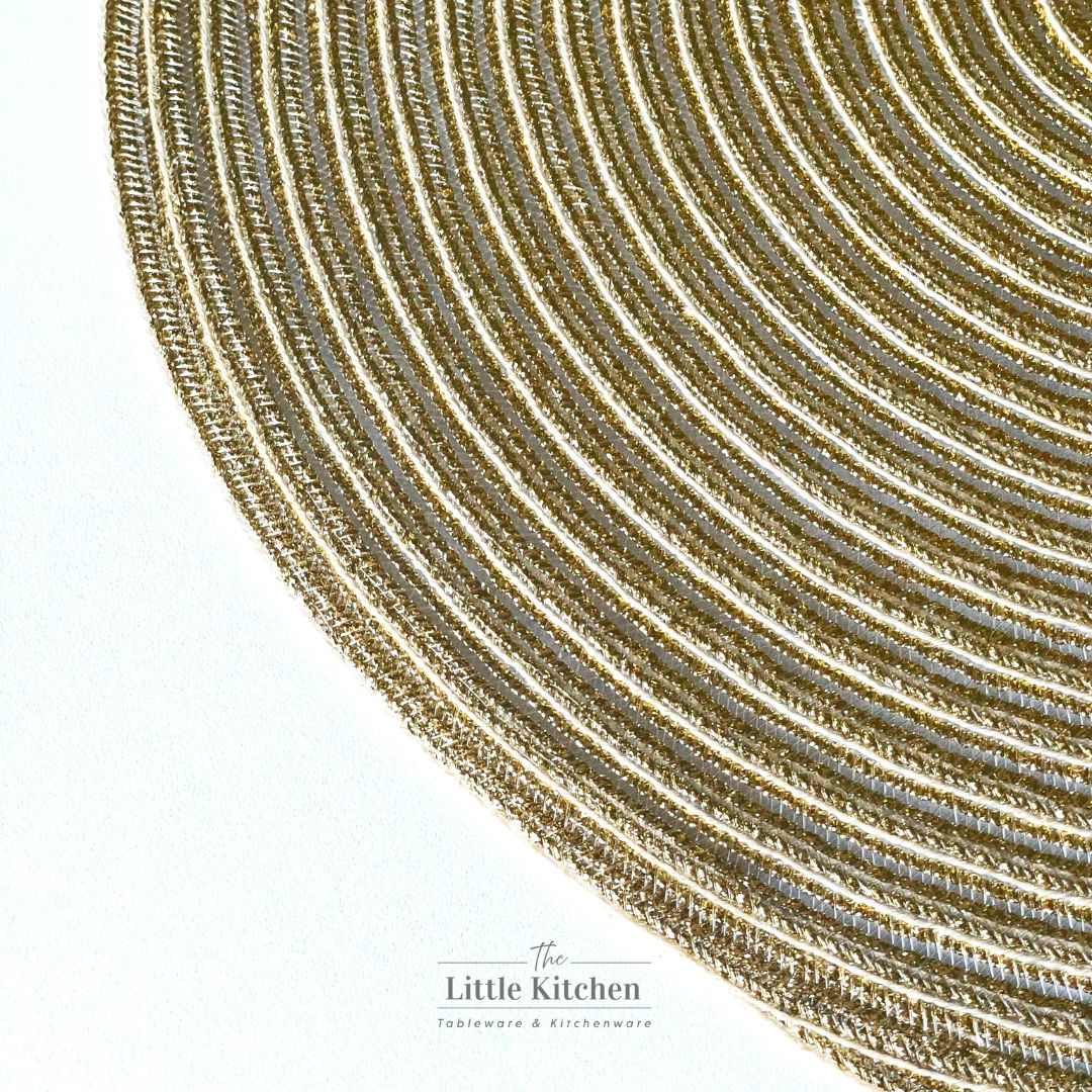 Tấm lót tròn vàng