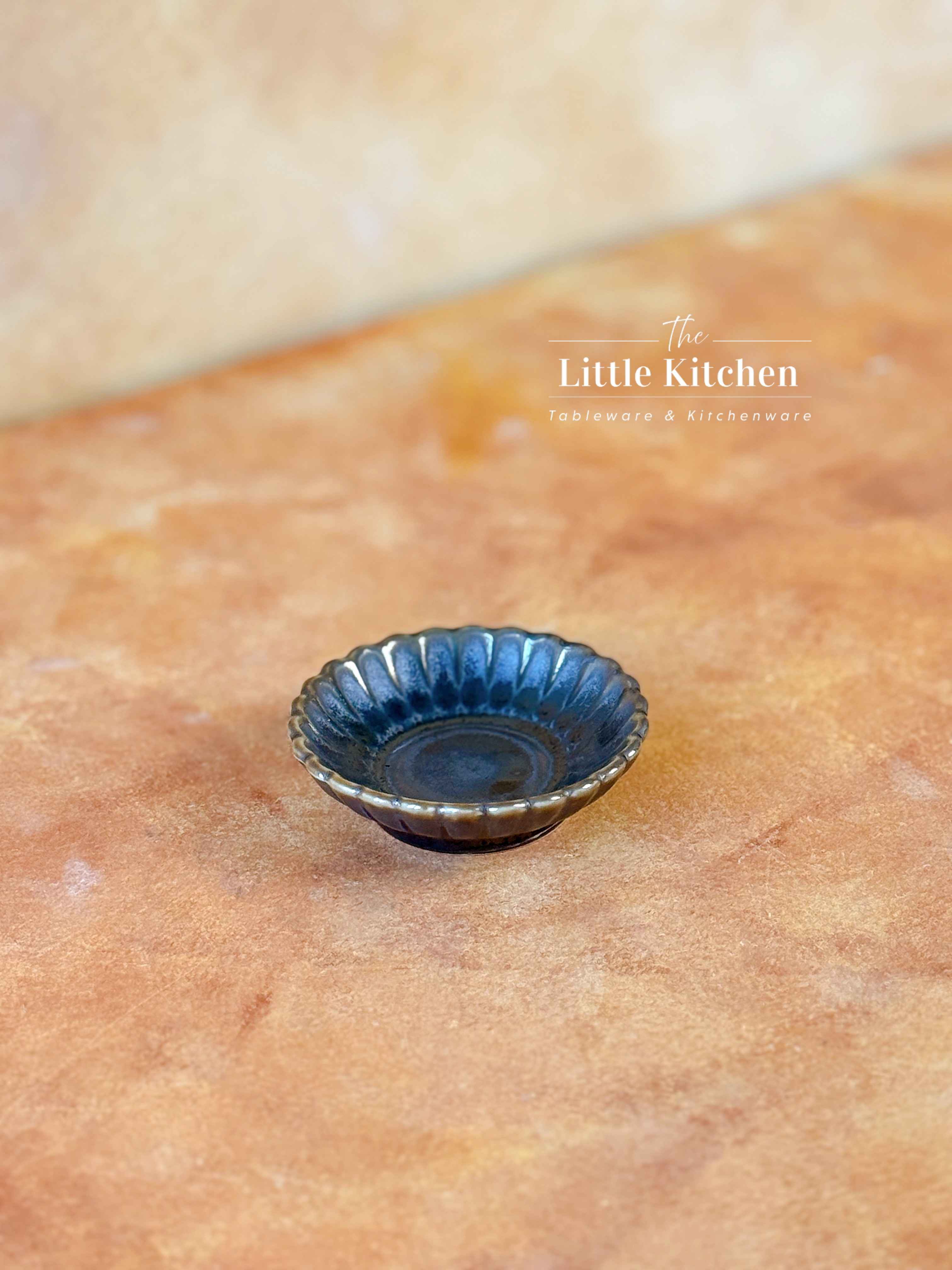 Bộ bát đĩa cao cấp phong cách Nhật Bản màu nâu hỏa biến