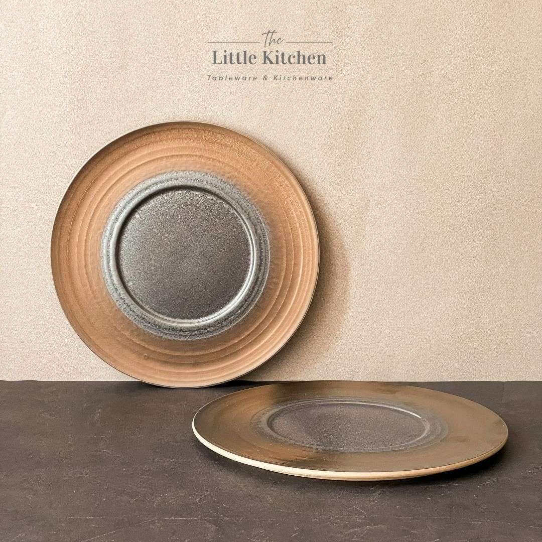 Bộ bát đĩa gia đình cao cấp màu đen đồng men lì