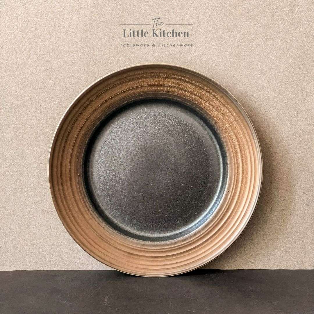 Bộ bát đĩa gia đình cao cấp màu đen đồng men lì