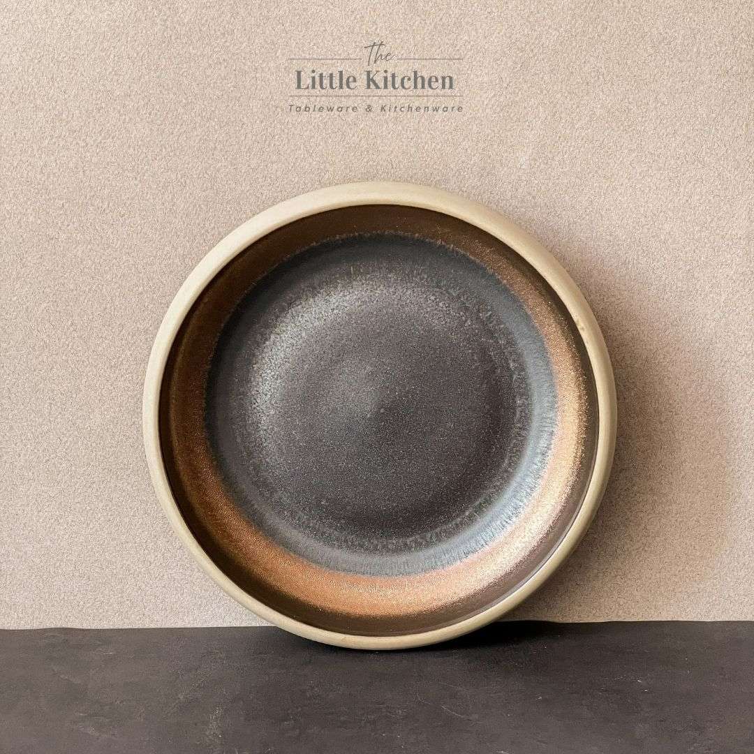 Bộ bát đĩa gia đình cao cấp màu đen đồng men lì