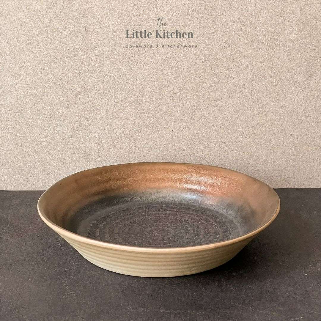 Bộ bát đĩa gia đình cao cấp màu đen đồng men lì